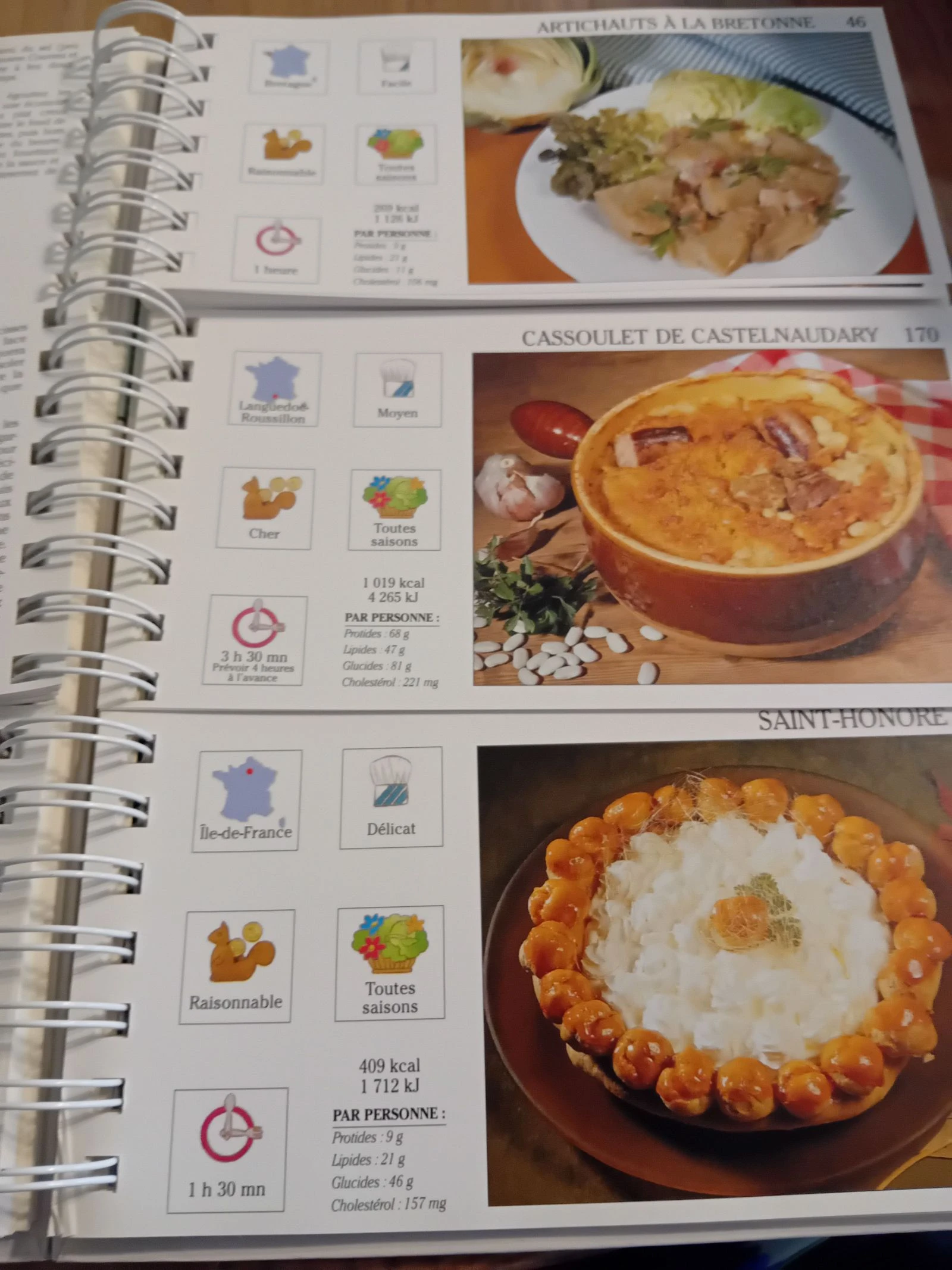 Livre de cuisine terroirs de France  ( un million de menus ) – photo 3